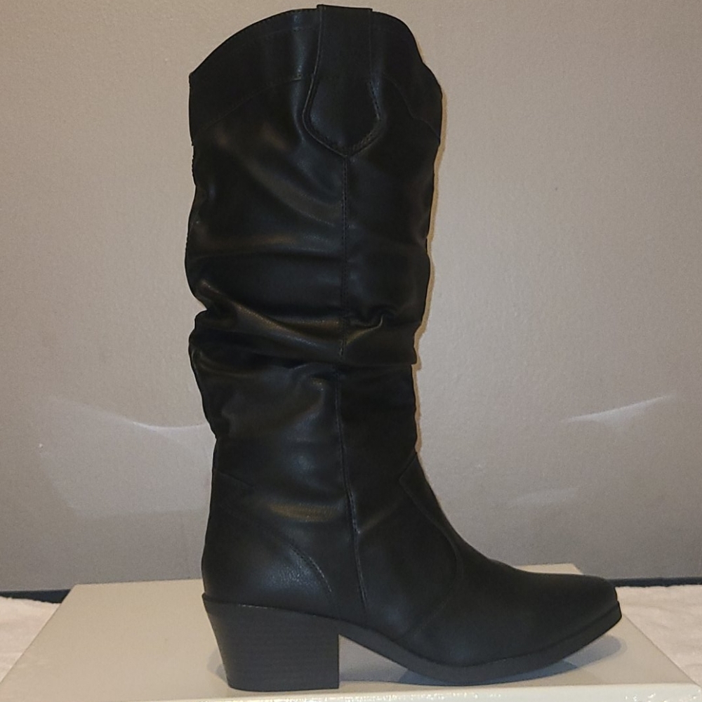 OTANI Slouchy Mid Calf Cowboy Boots